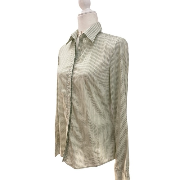 Agnona Italy Striped Tailored Button down Shirt - Picture 4 of 12